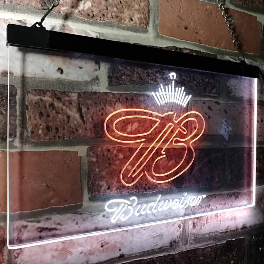 Budweiser Crown King Beer Bar Neon Like Led Sign - Image 17