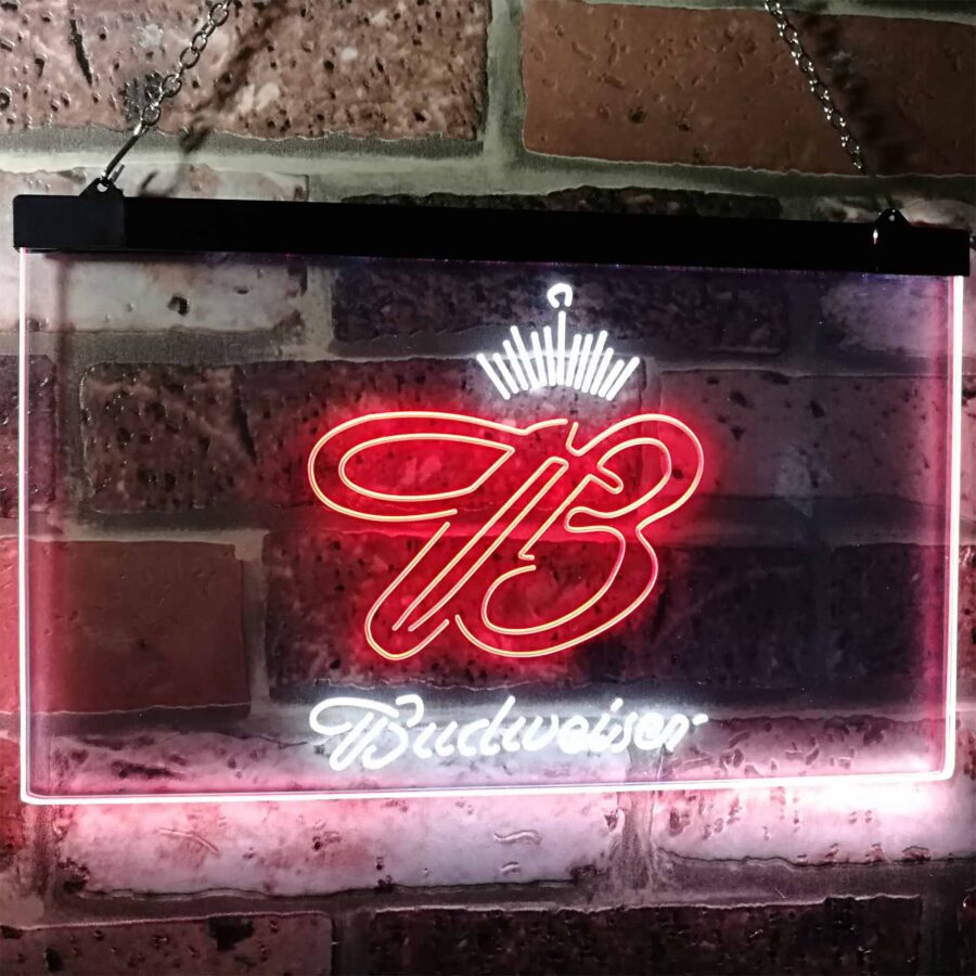 Budweiser Crown King Beer Bar Neon Like Led Sign - Image 13