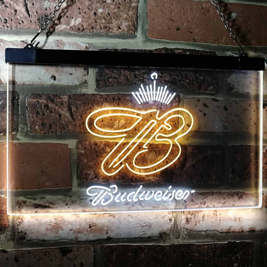Budweiser Crown King Beer Bar Neon Like Led Sign - Image 5