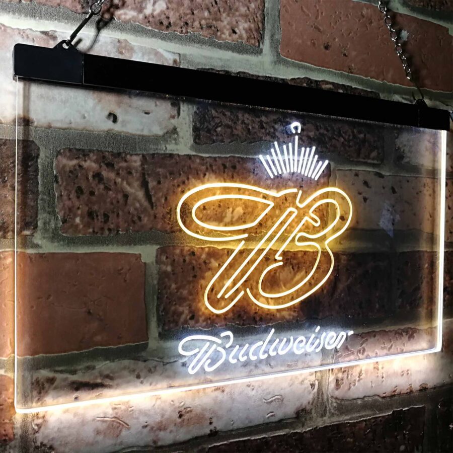 Budweiser Crown King Beer Bar Neon Like Led Sign - Image 18