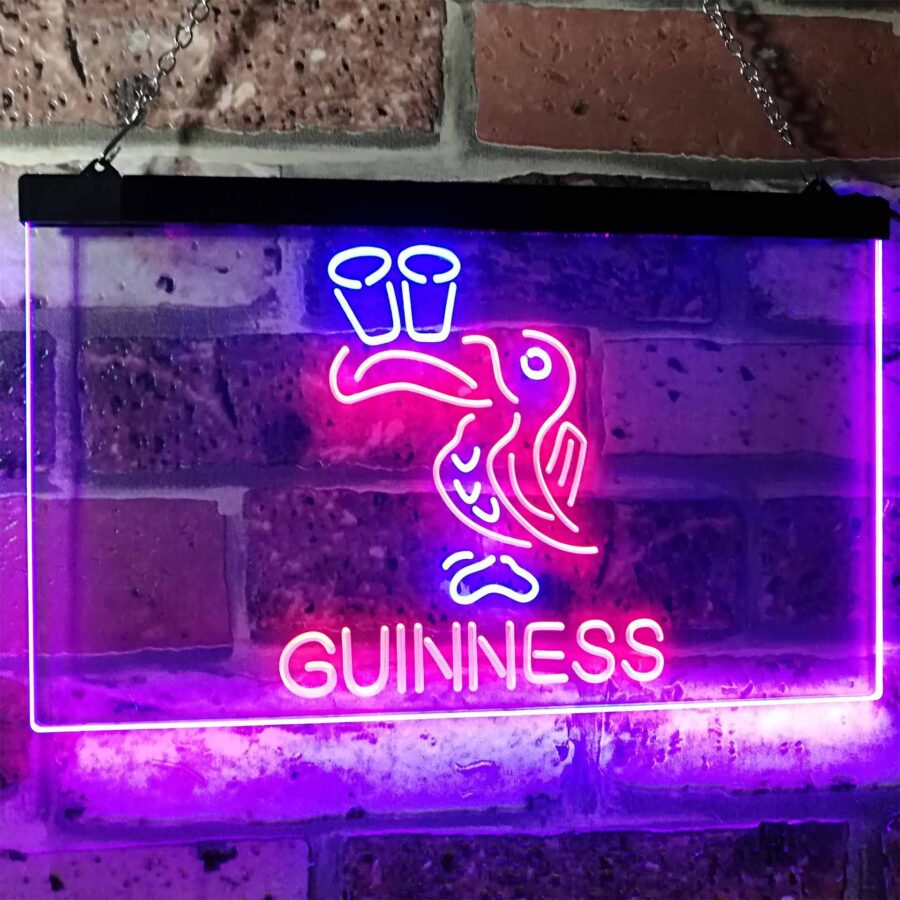 Lovely Day Guinness Beer Toucan Bar Decor Neon Like Led Sign - Image 10