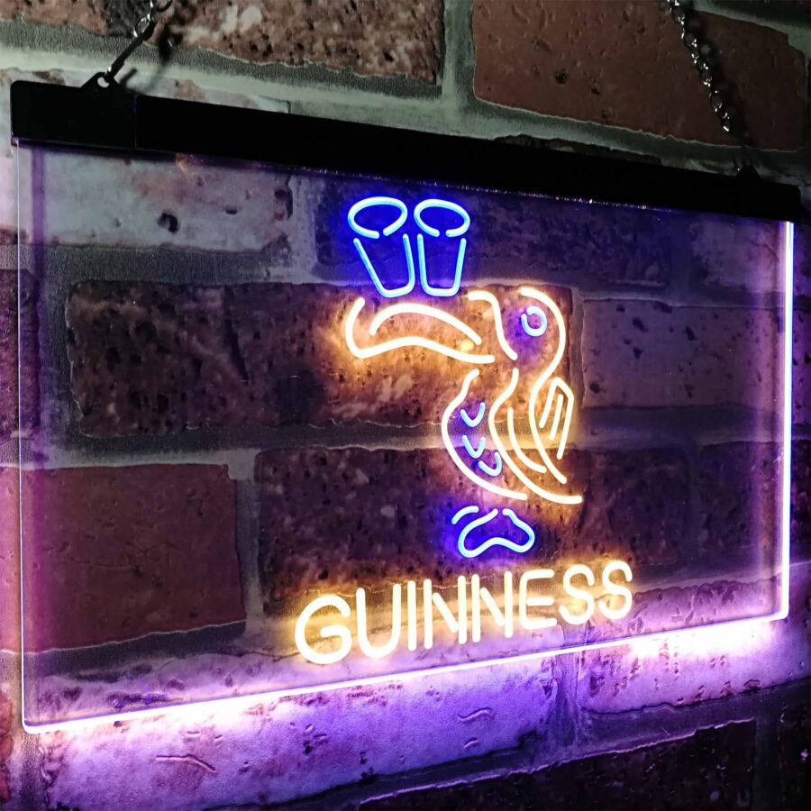 Lovely Day Guinness Beer Toucan Bar Decor Neon Like Led Sign - Image 20