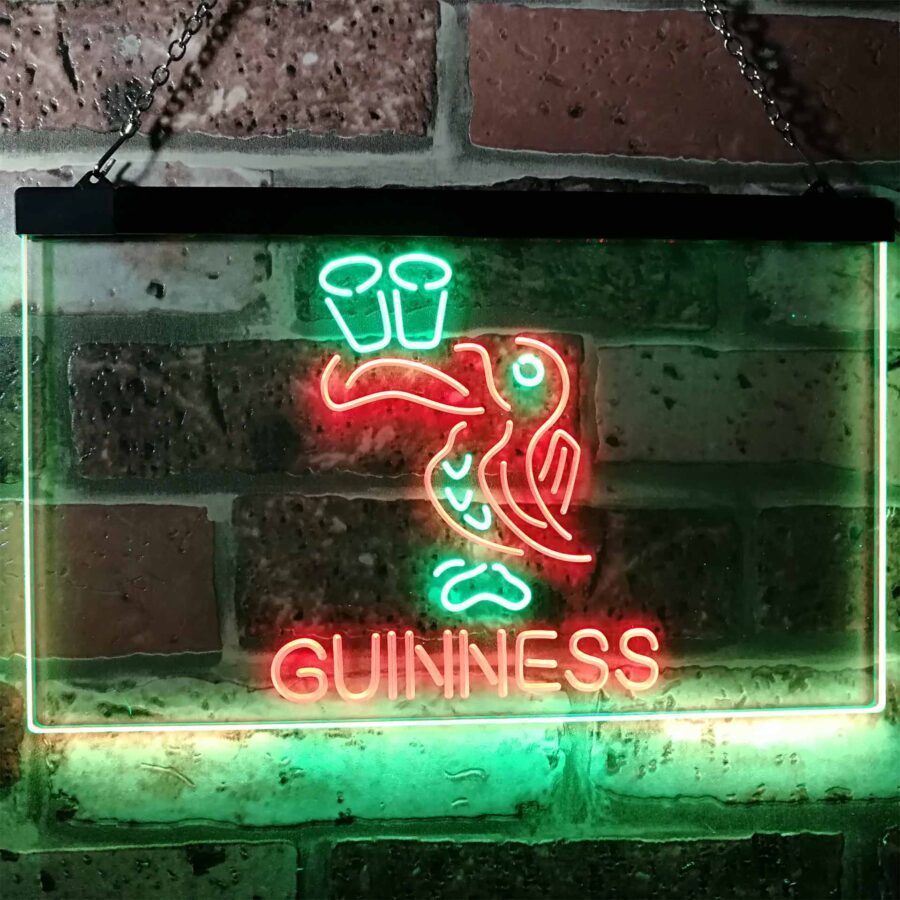 Lovely Day Guinness Beer Toucan Bar Decor Neon Like Led Sign - Image 5
