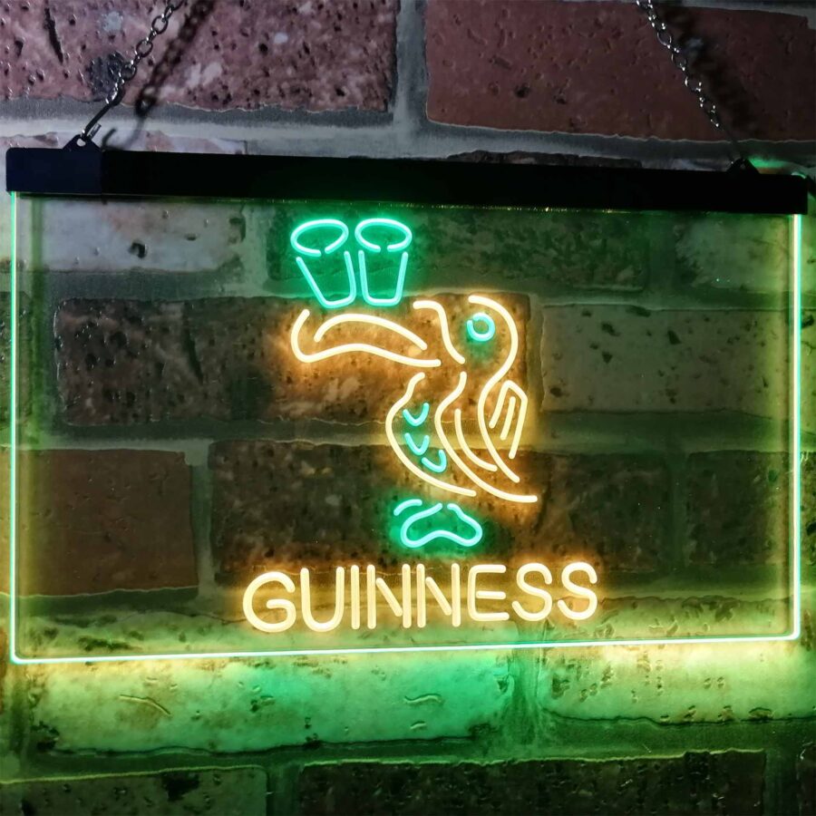 Lovely Day Guinness Beer Toucan Bar Decor Neon Like Led Sign - Image 6