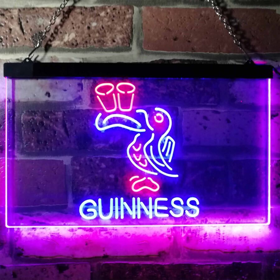 Lovely Day Guinness Beer Toucan Bar Decor Neon Like Led Sign - Image 2