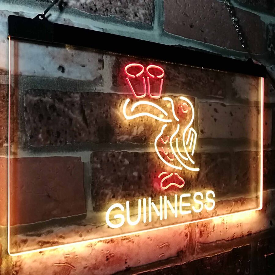 Lovely Day Guinness Beer Toucan Bar Decor Neon Like Led Sign - Image 26