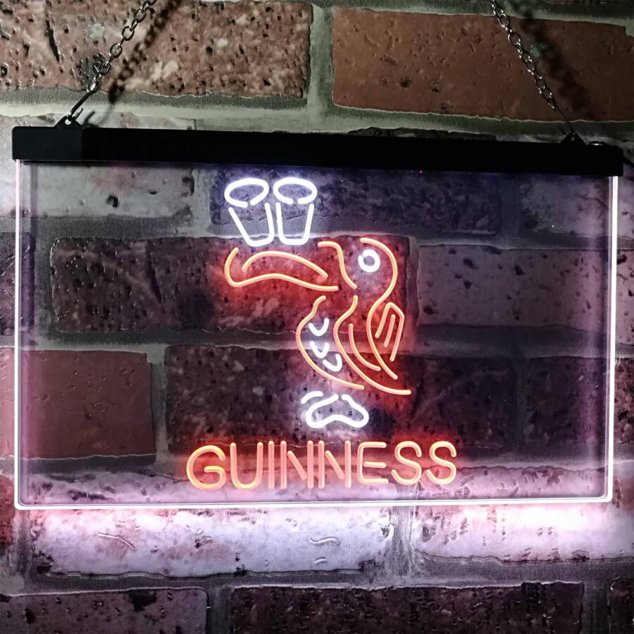Lovely Day Guinness Beer Toucan Bar Decor Neon Like Led Sign - Image 8