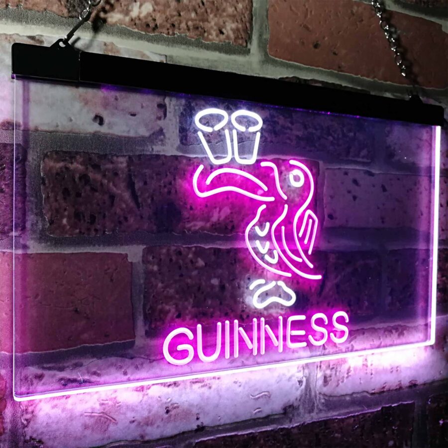 Lovely Day Guinness Beer Toucan Bar Decor Neon Like Led Sign - Image 24