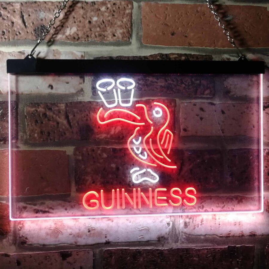 Lovely Day Guinness Beer Toucan Bar Decor Neon Like Led Sign