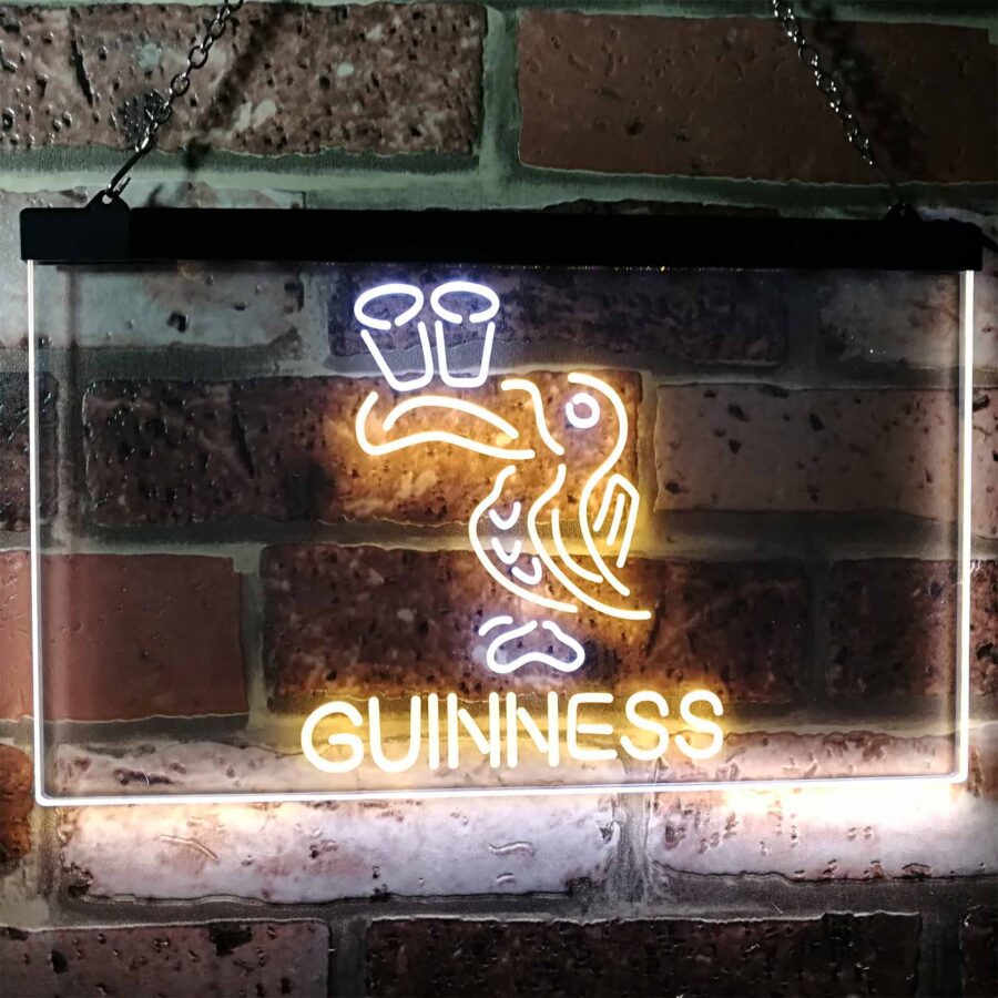 Lovely Day Guinness Beer Toucan Bar Decor Neon Like Led Sign - Image 4