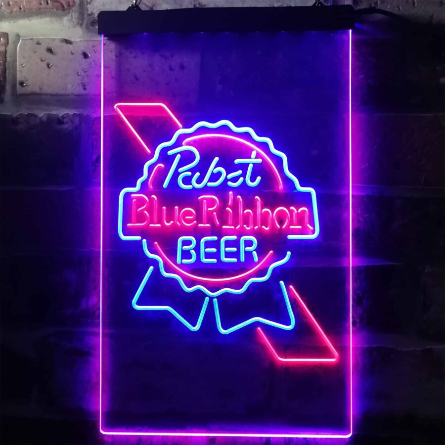 Pabst Blue Ribbon Home Bar Neon Light Led Sign