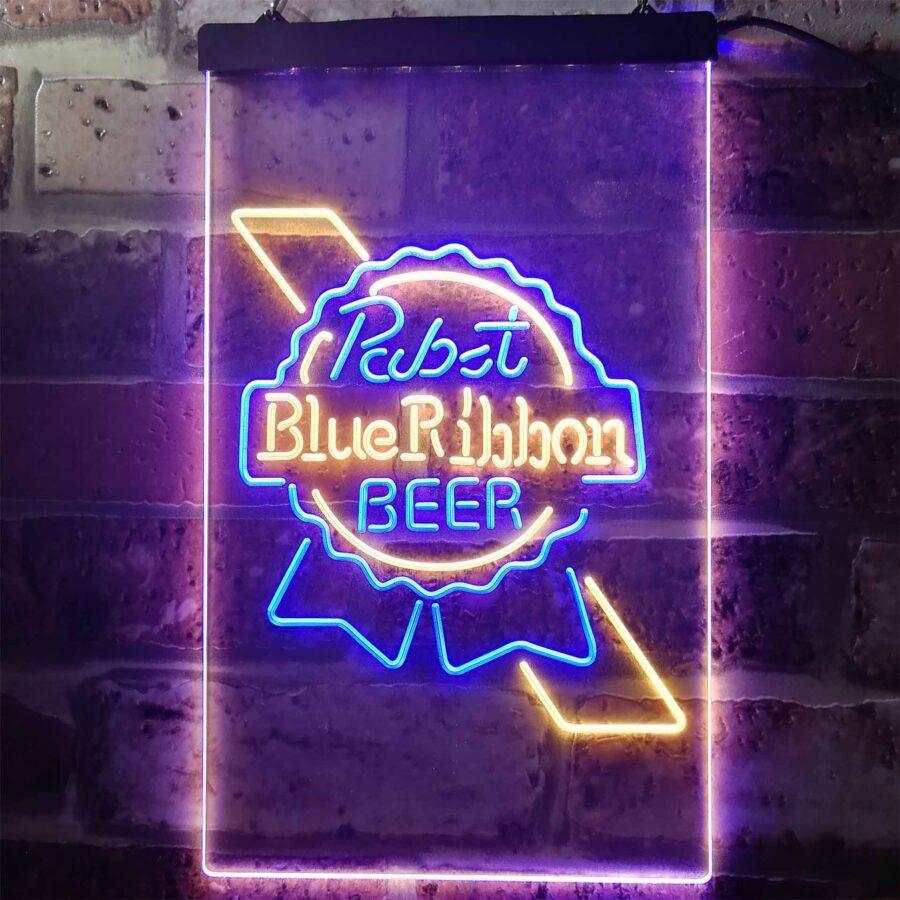 Pabst Blue Ribbon Home Bar Neon Light Led Sign - Image 6