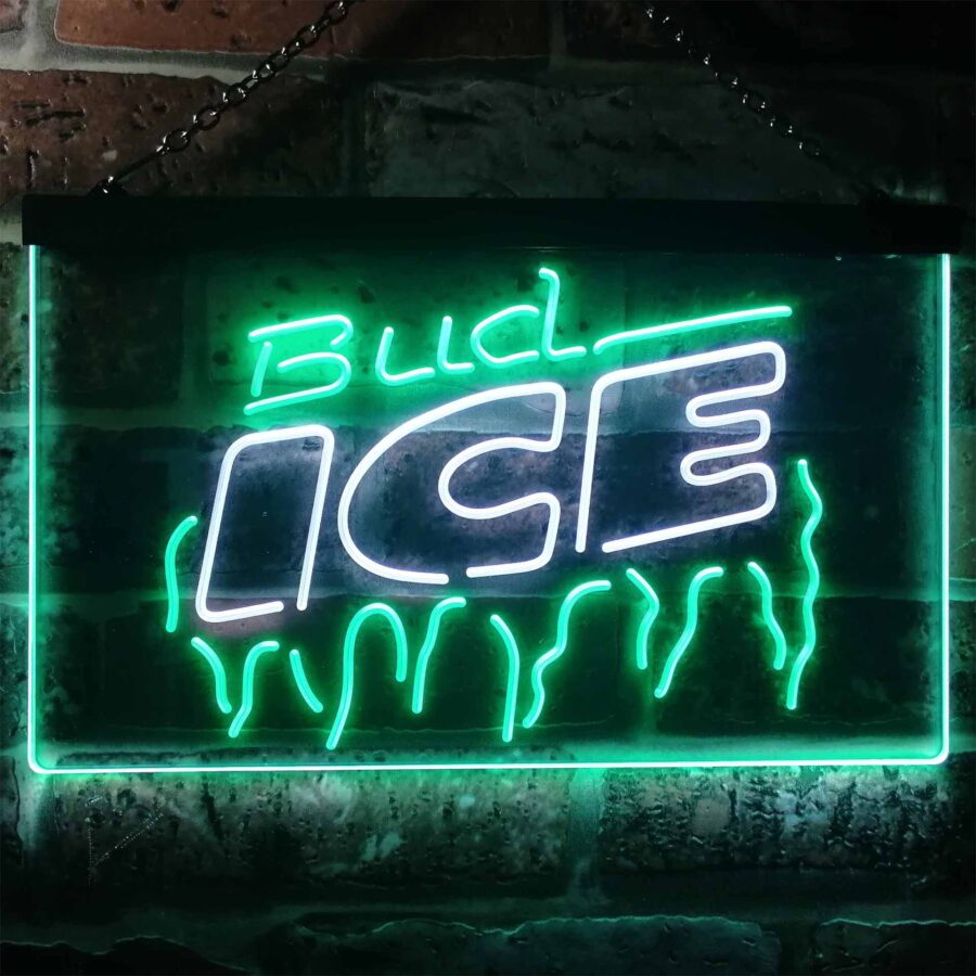 Bud Light Ice Beer Home Bar Neon Light Led Sign - Image 7