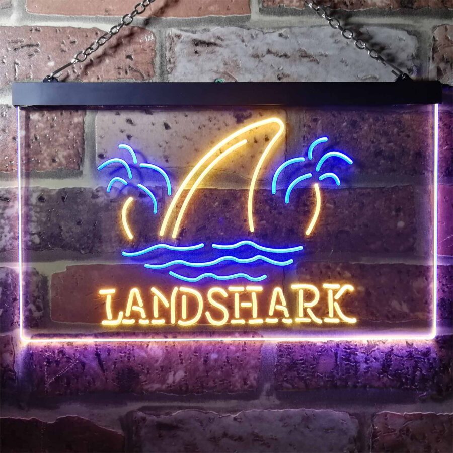 Landshark Palm Tree Island Neon Light Led Sign - Image 9