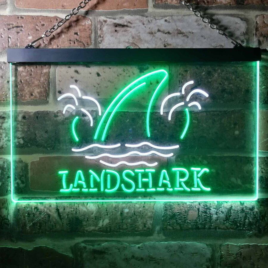 Landshark Palm Tree Island Neon Light Led Sign - Image 13
