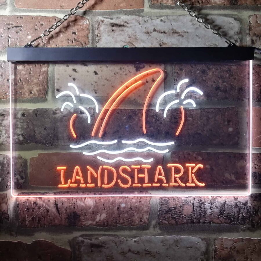 Landshark Palm Tree Island Neon Light Led Sign - Image 7