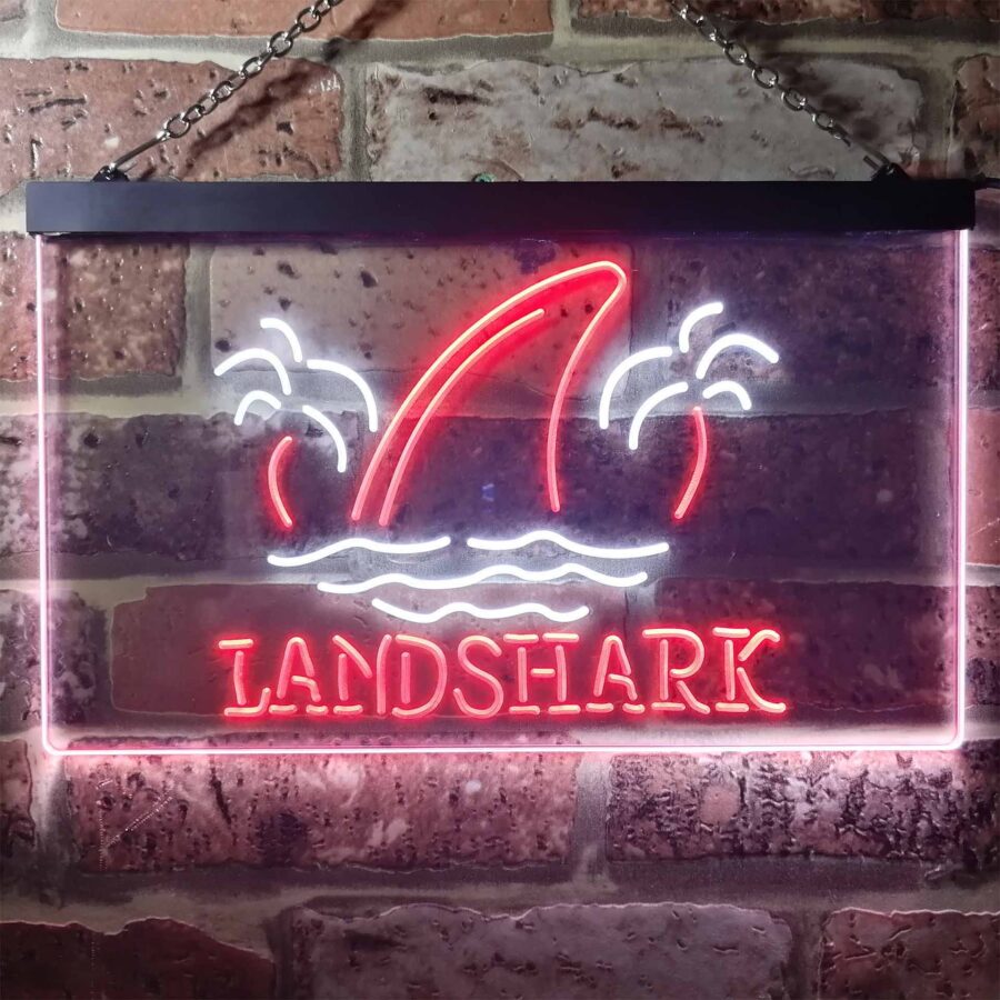 Landshark Palm Tree Island Neon Light Led Sign - Image 8