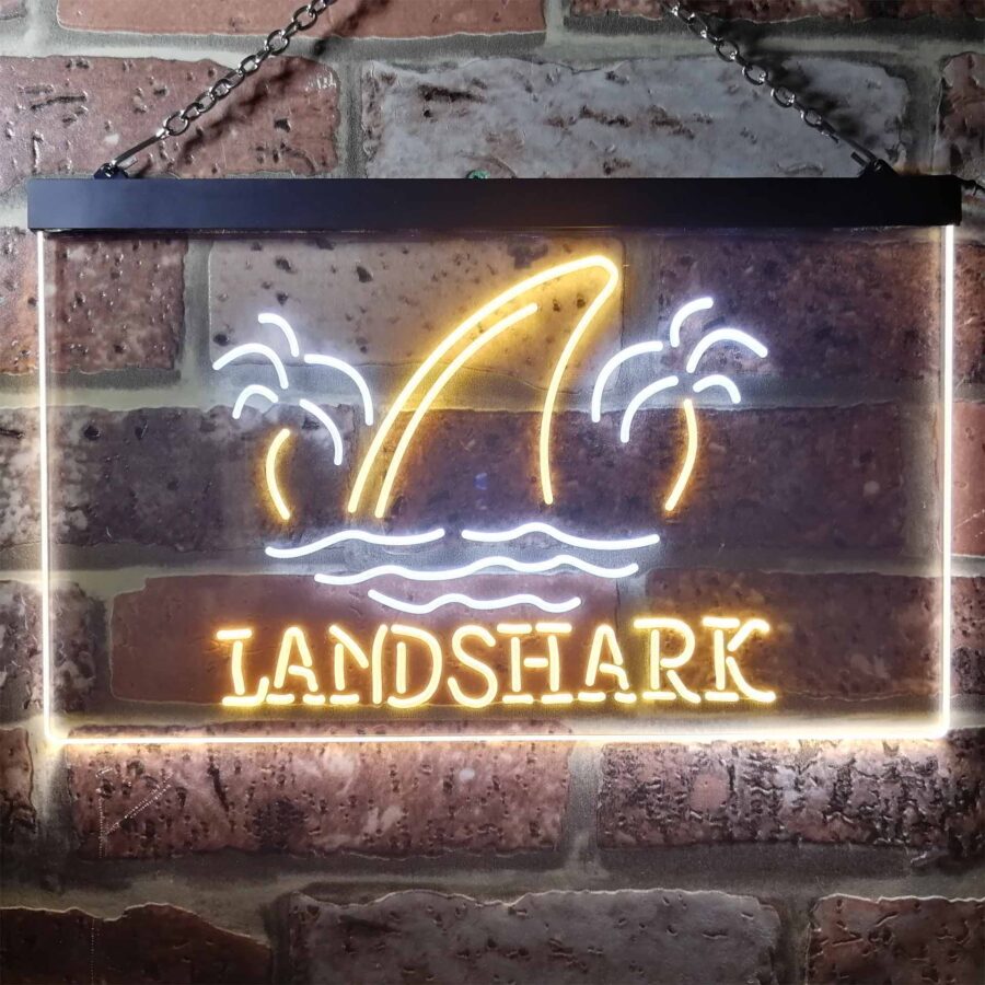 Landshark Palm Tree Island Neon Light Led Sign - Image 10