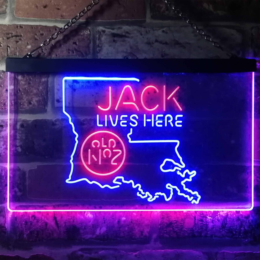 Louisiana Jack Daniels Home Bar Neon Light Led Sign - Image 8