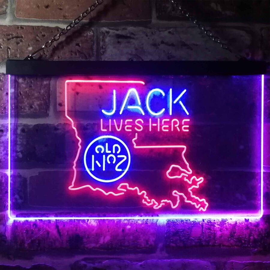 Louisiana Jack Daniels Home Bar Neon Light Led Sign - Image 6
