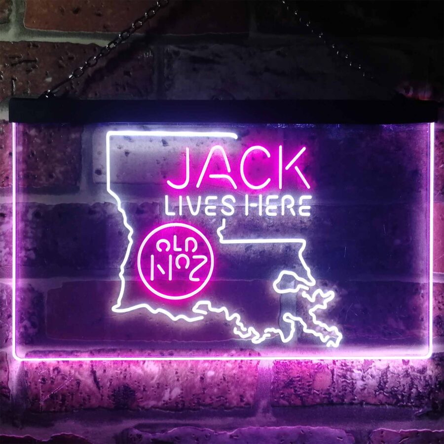 Louisiana Jack Daniels Home Bar Neon Light Led Sign - Image 4