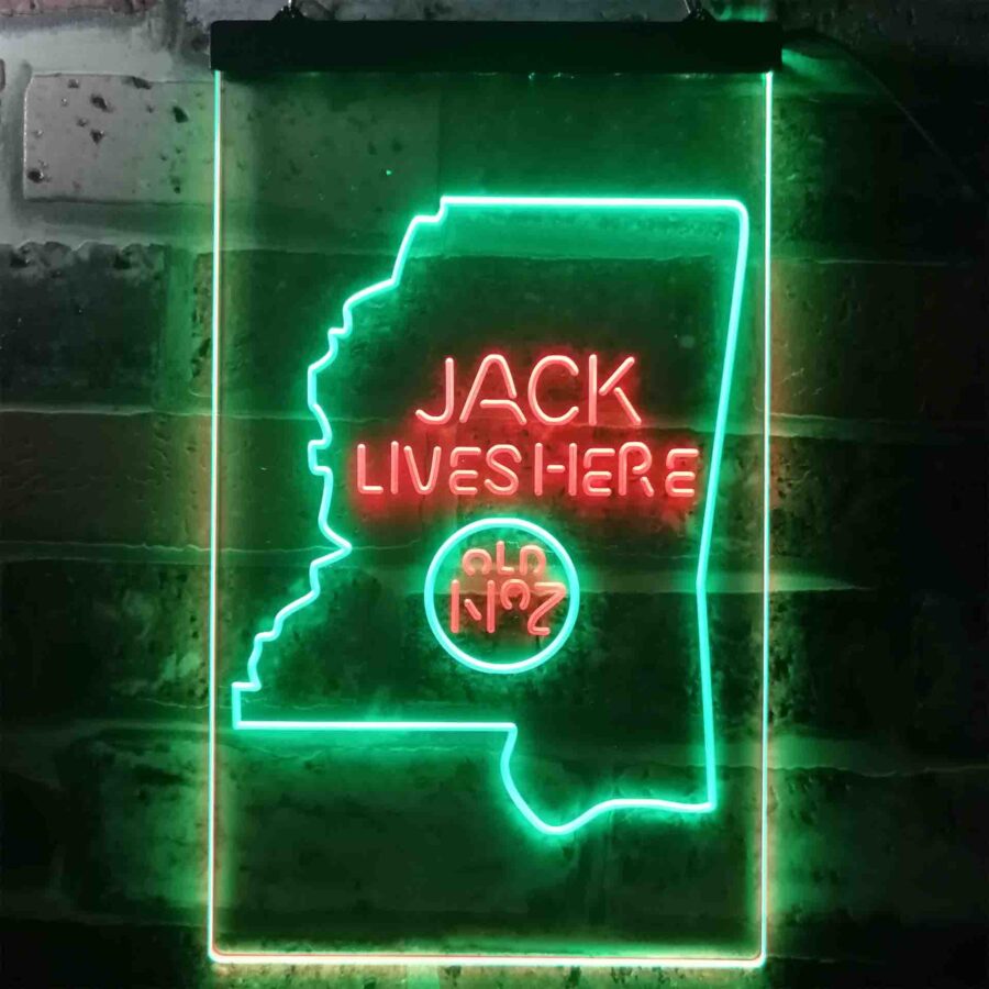 Mississippi Jack Daniels Home Bar Neon Light Led Sign - Image 13