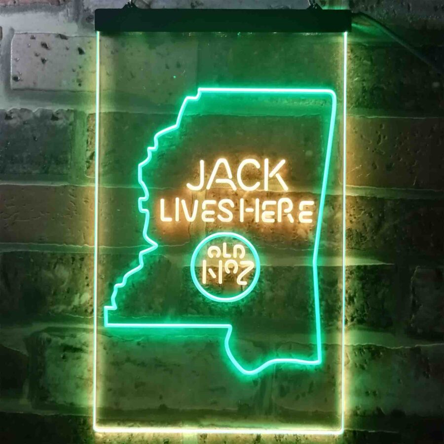 Mississippi Jack Daniels Home Bar Neon Light Led Sign - Image 7