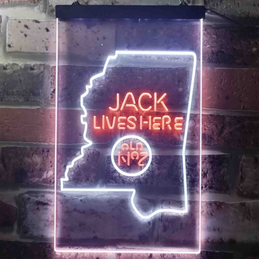 Mississippi Jack Daniels Home Bar Neon Light Led Sign - Image 12