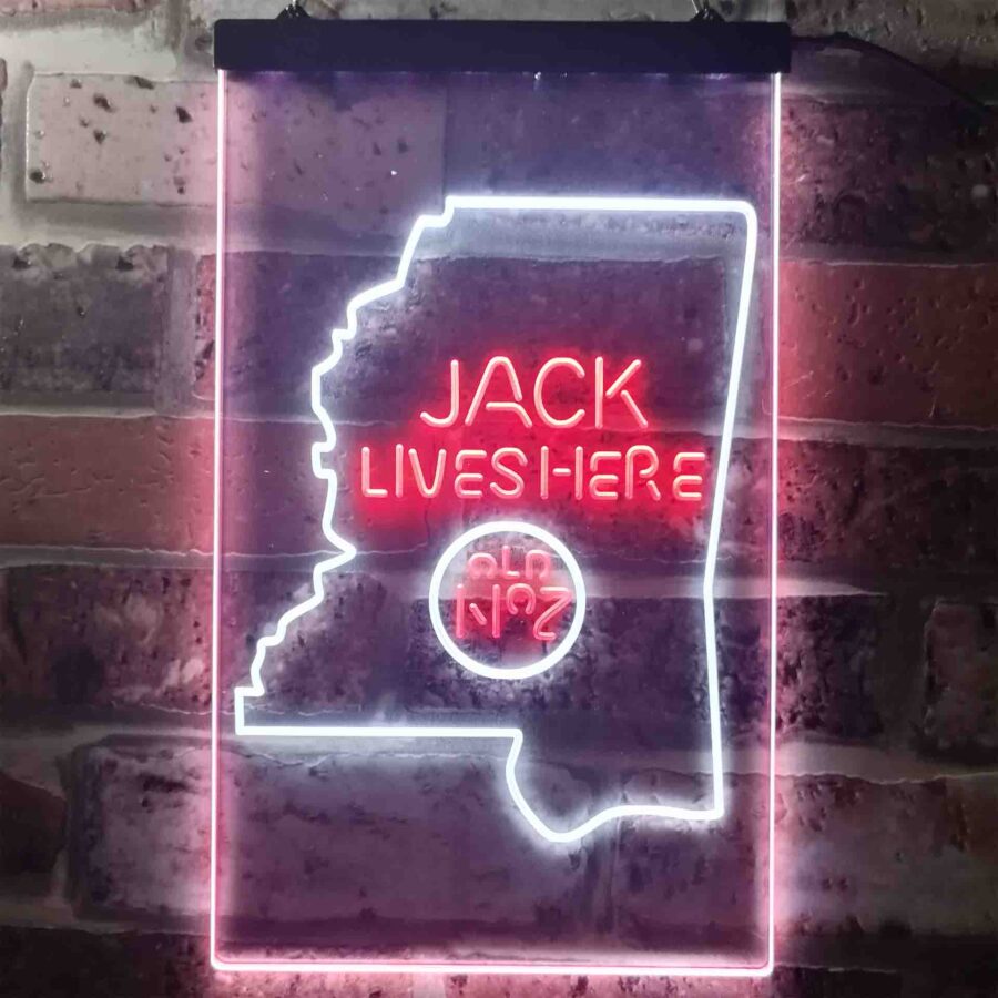 Mississippi Jack Daniels Home Bar Neon Light Led Sign - Image 5