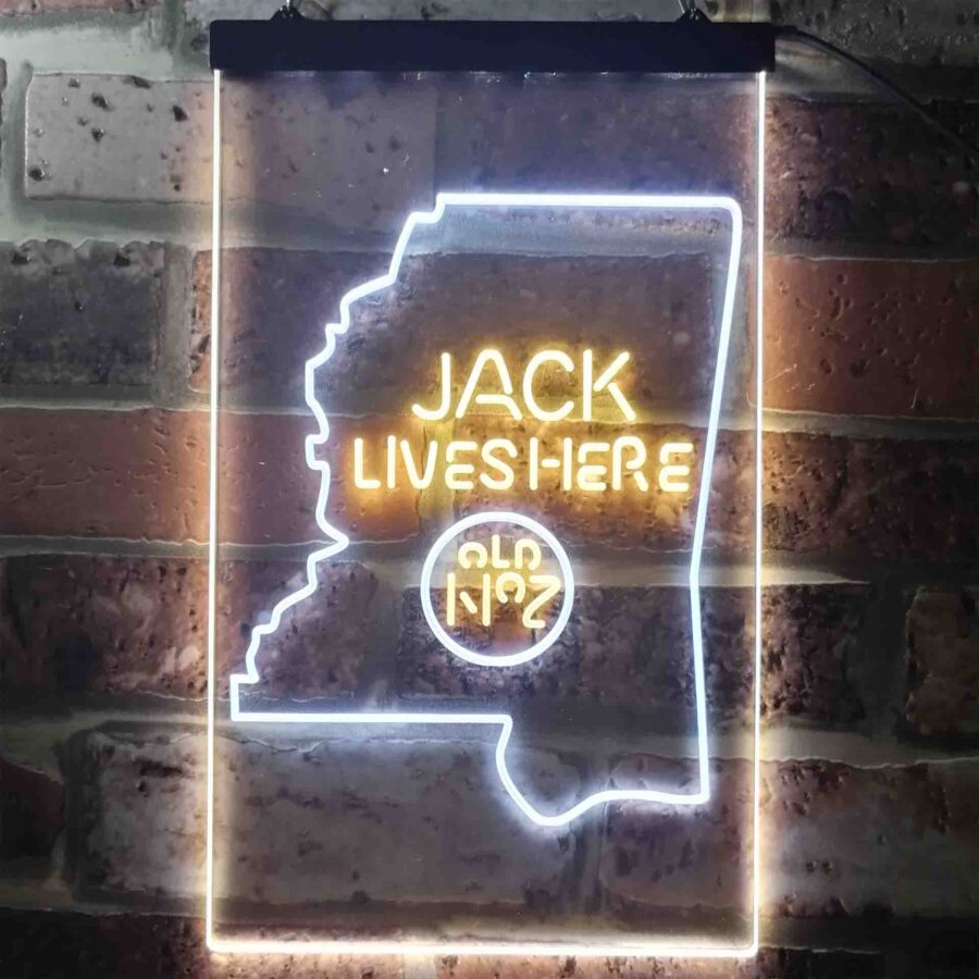 Mississippi Jack Daniels Home Bar Neon Light Led Sign - Image 9