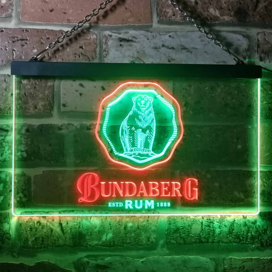 Bundaberg Rum Home Bar Neon Light Led Sign - Image 7