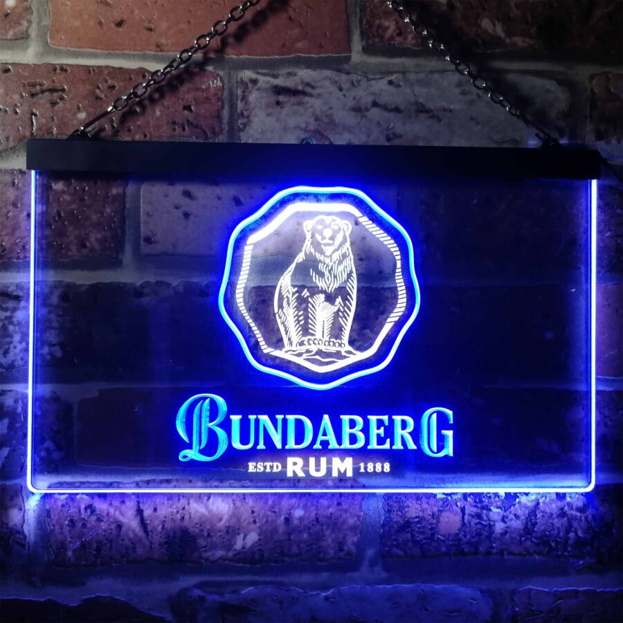 Bundaberg Rum Home Bar Neon Light Led Sign