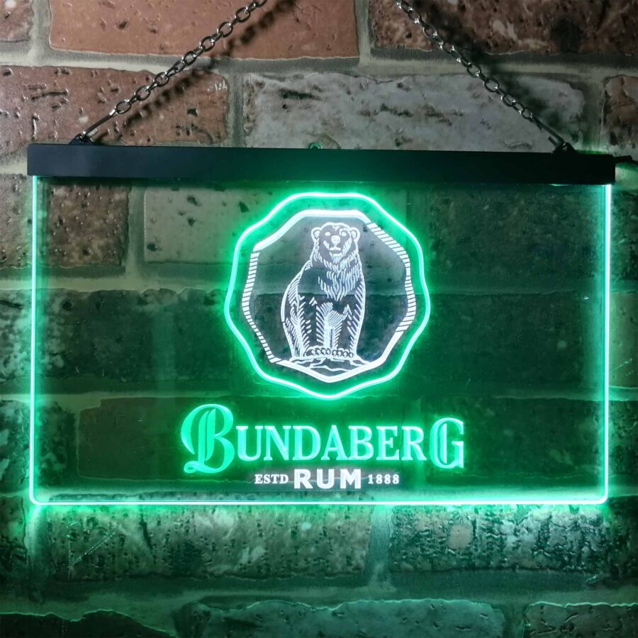 Bundaberg Rum Home Bar Neon Light Led Sign - Image 4