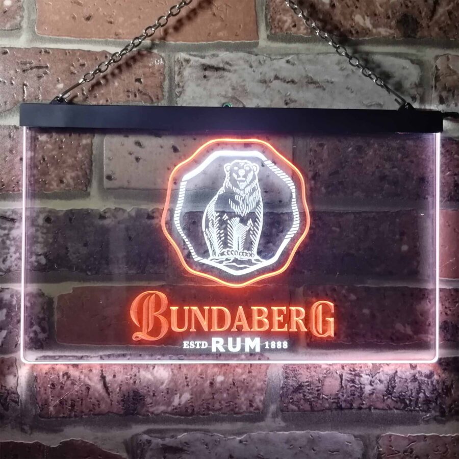 Bundaberg Rum Home Bar Neon Light Led Sign - Image 12