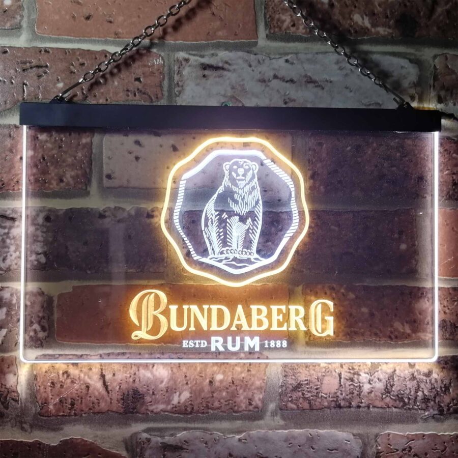Bundaberg Rum Home Bar Neon Light Led Sign - Image 13