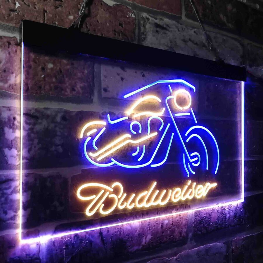 Budweiser Motorcycle Garage Neon Like Led Sign - Image 25