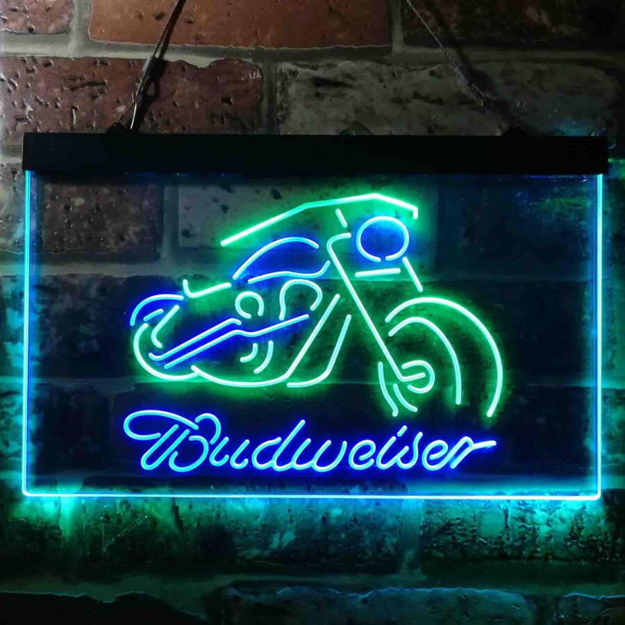 Budweiser Motorcycle Garage Neon Like Led Sign - Image 6