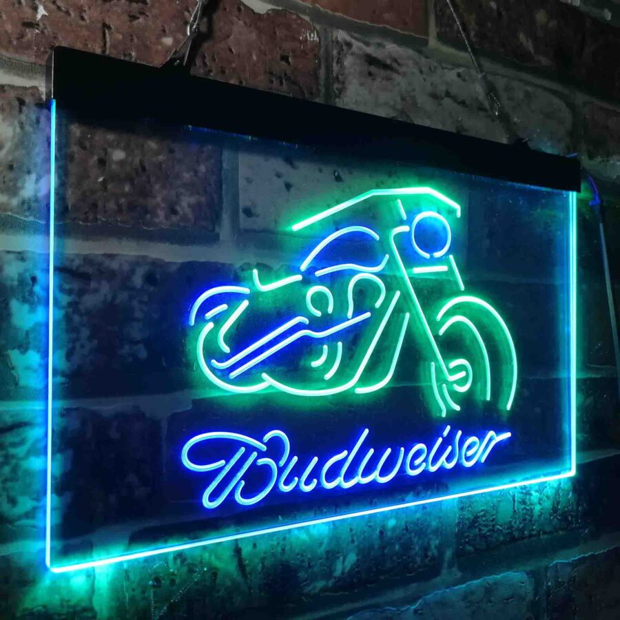 Budweiser Motorcycle Garage Neon Like Led Sign - Image 19
