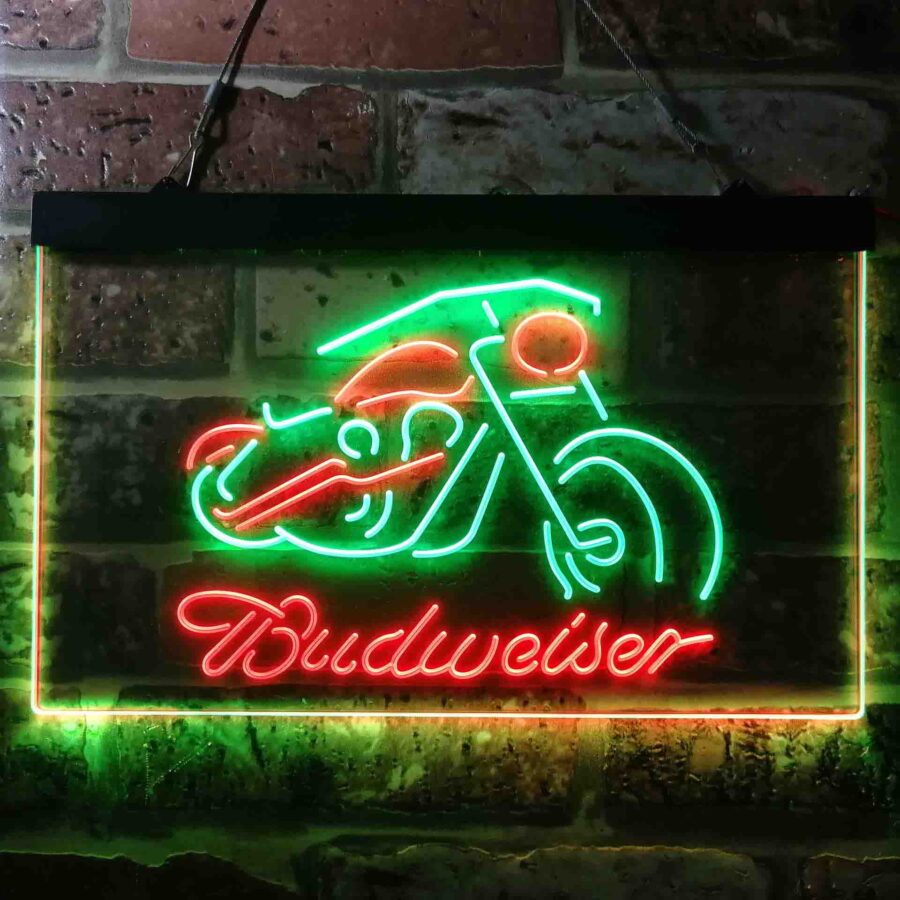 Budweiser Motorcycle Garage Neon Like Led Sign - Image 7