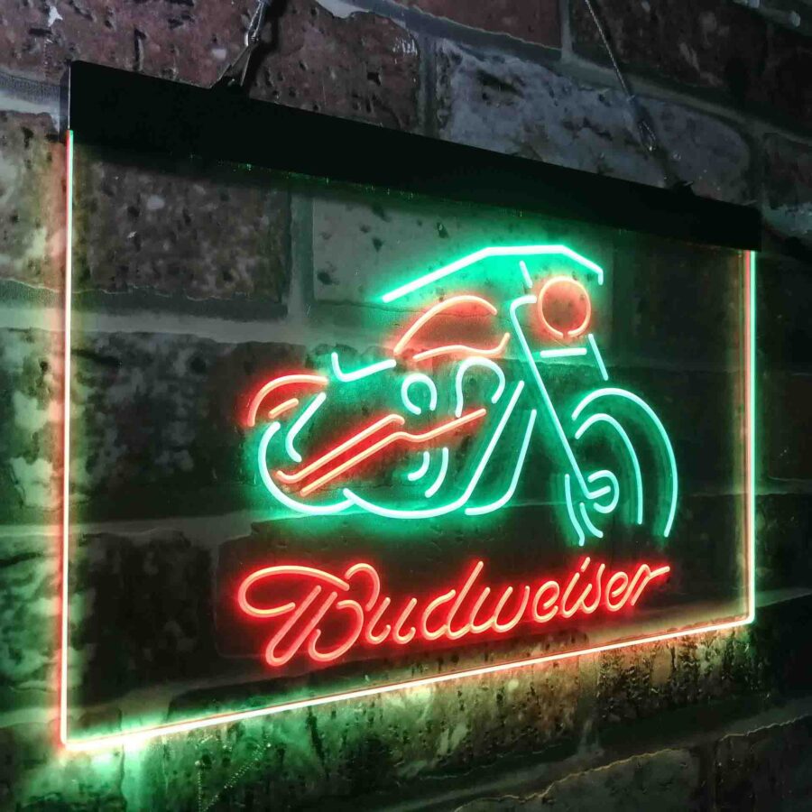 Budweiser Motorcycle Garage Neon Like Led Sign - Image 20