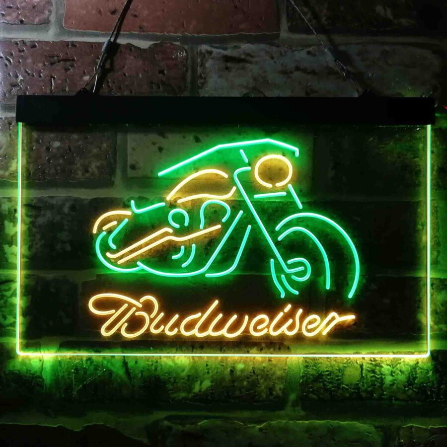 Budweiser Motorcycle Garage Neon Like Led Sign - Image 8