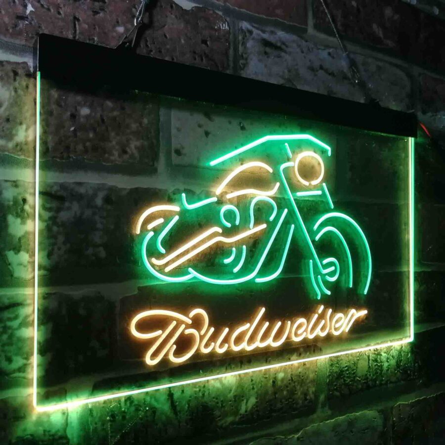 Budweiser Motorcycle Garage Neon Like Led Sign - Image 21