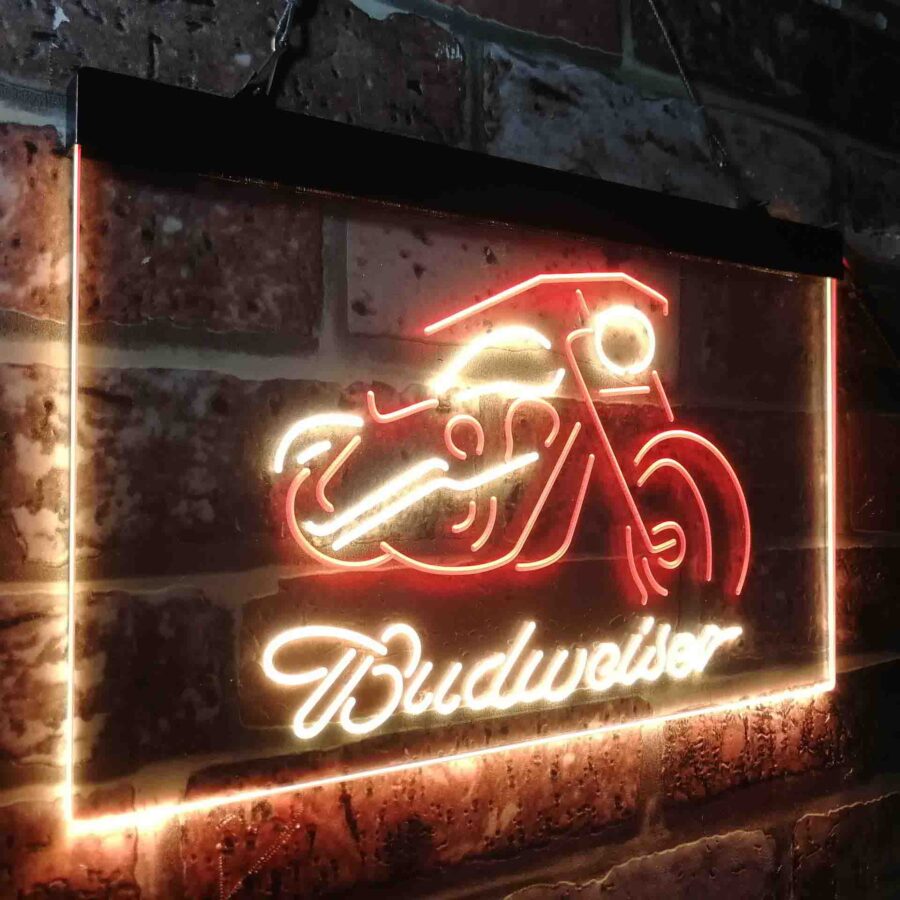 Budweiser Motorcycle Garage Neon Like Led Sign - Image 17