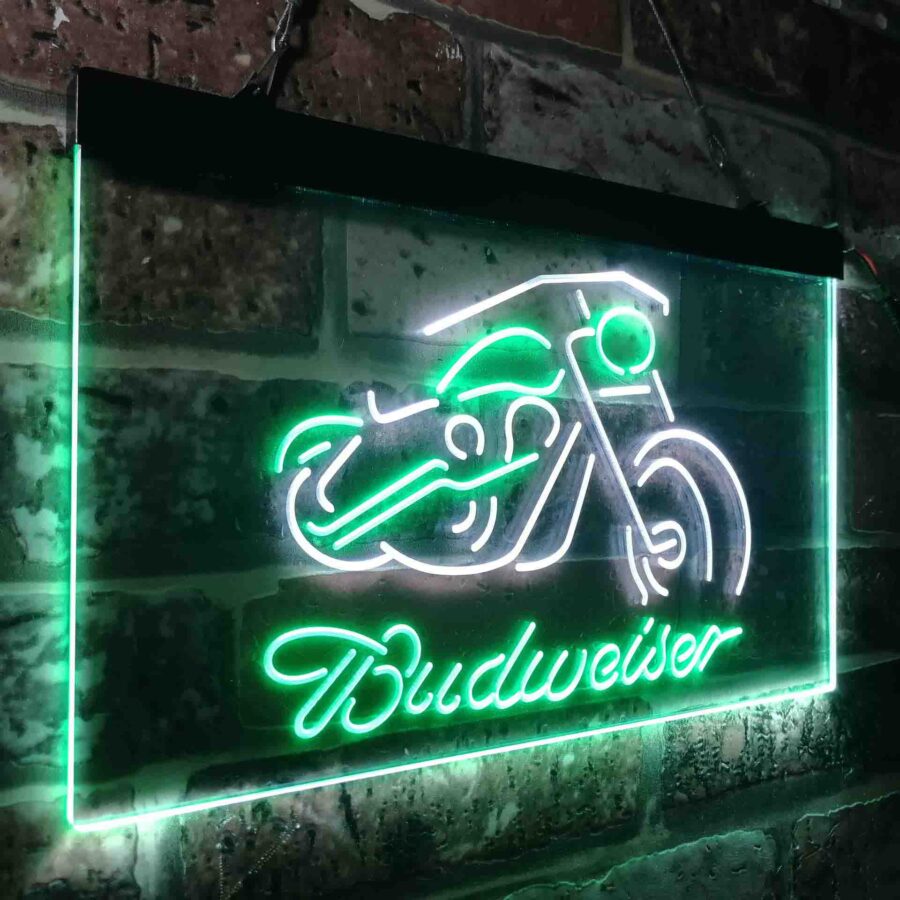 Budweiser Motorcycle Garage Neon Like Led Sign - Image 24