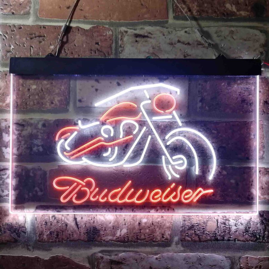 Budweiser Motorcycle Garage Neon Like Led Sign - Image 9