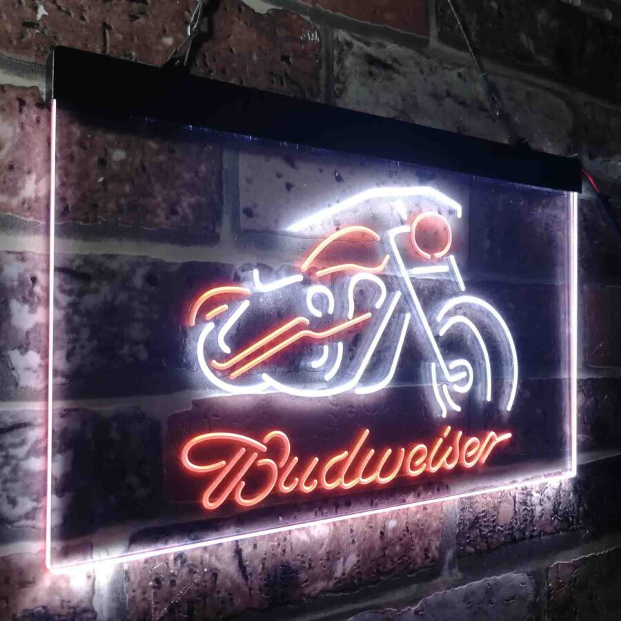 Budweiser Motorcycle Garage Neon Like Led Sign - Image 22