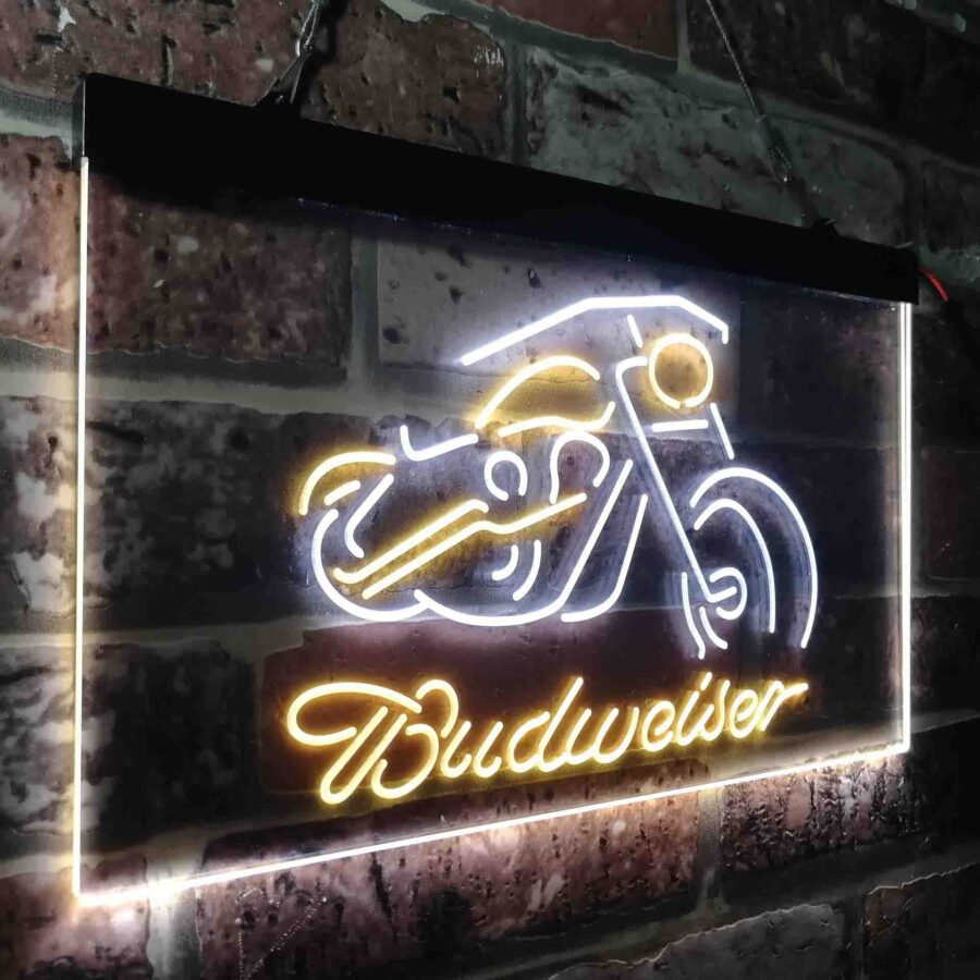 Budweiser Motorcycle Garage Neon Like Led Sign - Image 16