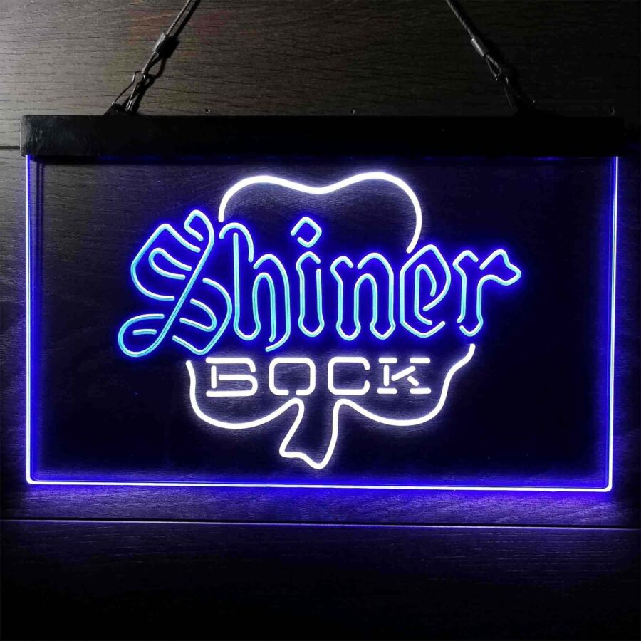 Shiner Bock Shamrock Neon Like Led Sign - Image 11
