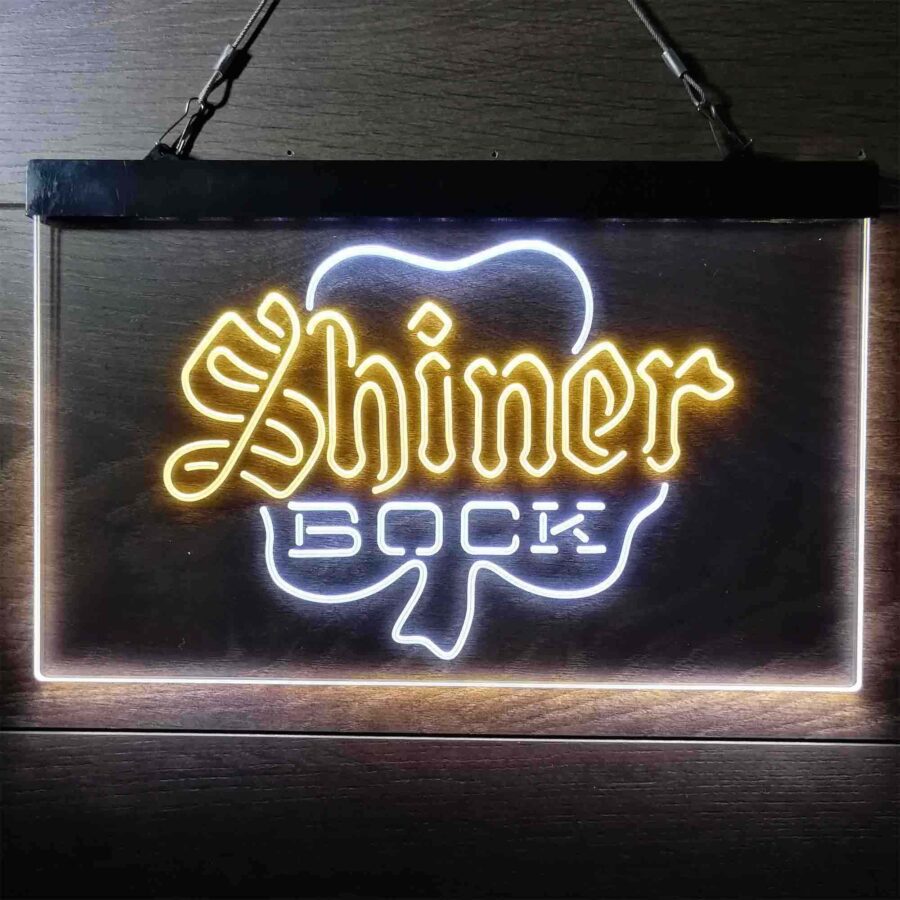Shiner Bock Shamrock Neon Like Led Sign - Image 7