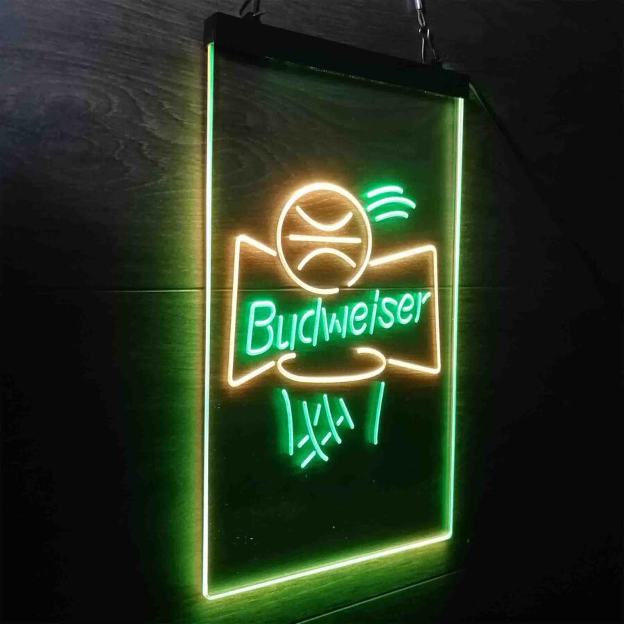 Budweiser Basketball Net Neon Like Led Sign - Image 17